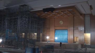 祭場耐震補強工事 進捗状況
