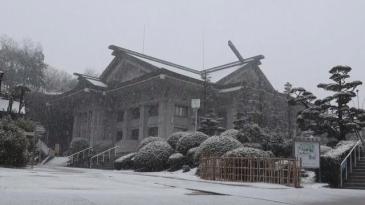 2月14日　ご霊地の風景　雪
