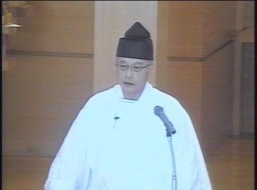 7月10日　月例祭 祭典後の教話　その１