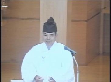 9月10日　月例祭 祭典後の教話　その２