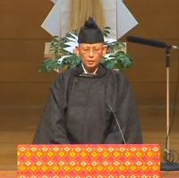 生神金光大神大祭　教務総長挨拶