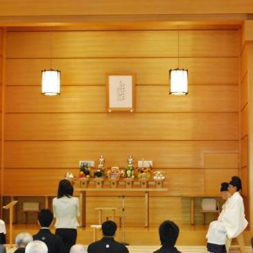 8月22日　月例祭 祭典後の教話