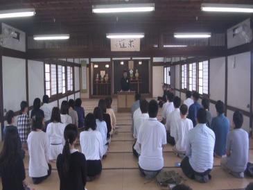 5月14日　金光教学院本科入寮式