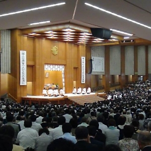 教団独立記念祭 祭典の様子