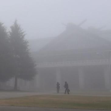 3月17日　ご霊地の風景・霧