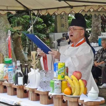 萬華之塔・砲兵山吹之塔 慰霊祭