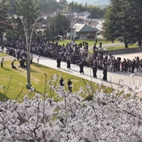 3月31日 教主金光様お退けお見送り