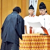【教団独立記念祭】「褒賞」並びに「教師新任」の儀