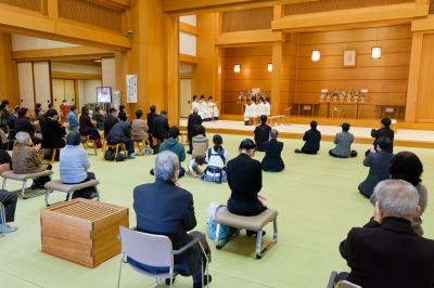 12月22日 月例祭が仕えられました